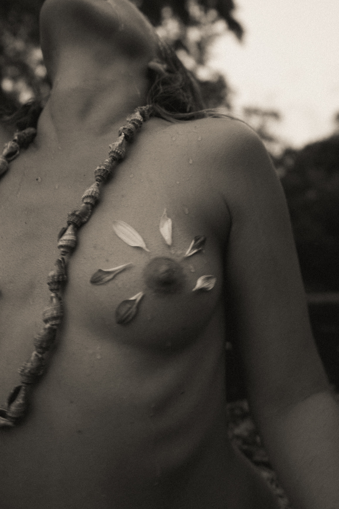 Wild Women Circles in Canada — series of the most beautiful breasts. 4 images. Black and white and colour. 